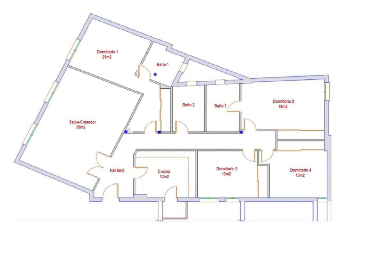 Apartamento 4Bedrooms Толедо Екстер'єр фото